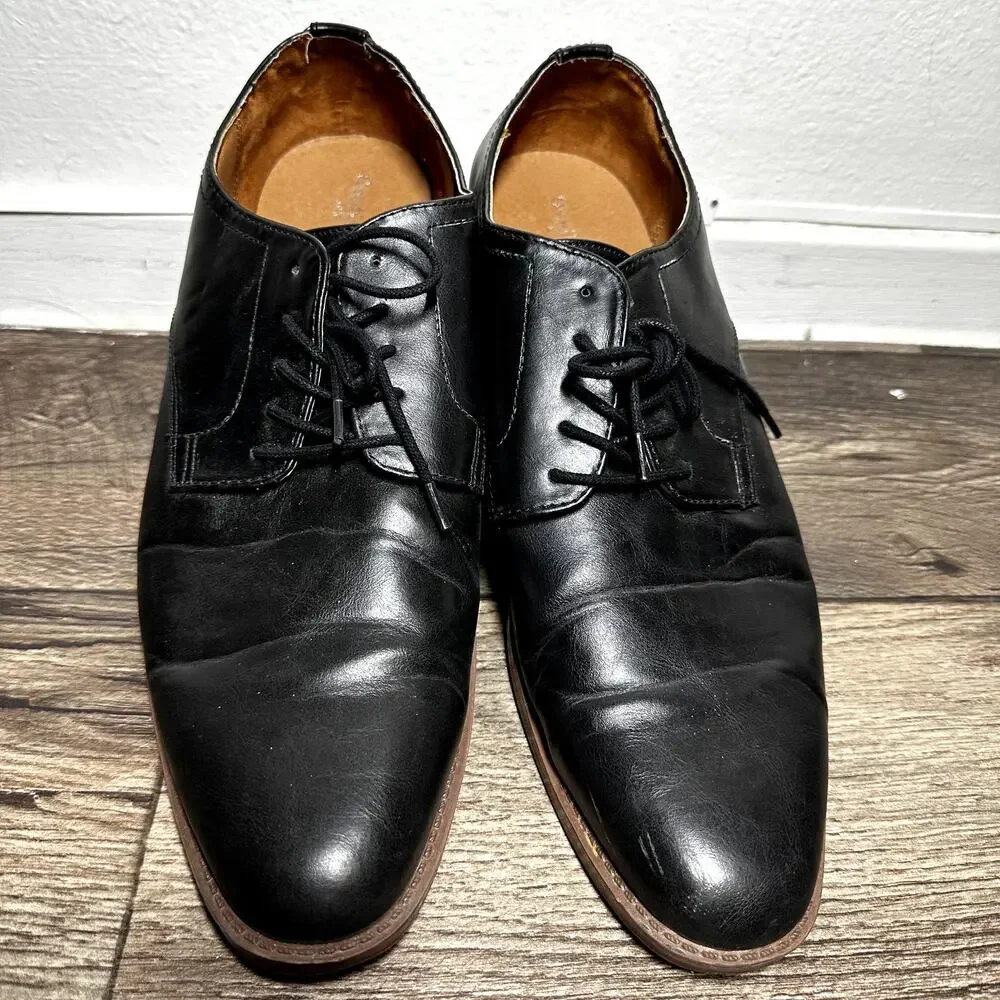 Dockers Bradford Oxford Dress Shoes Cap Toe Lace-Up Black 13